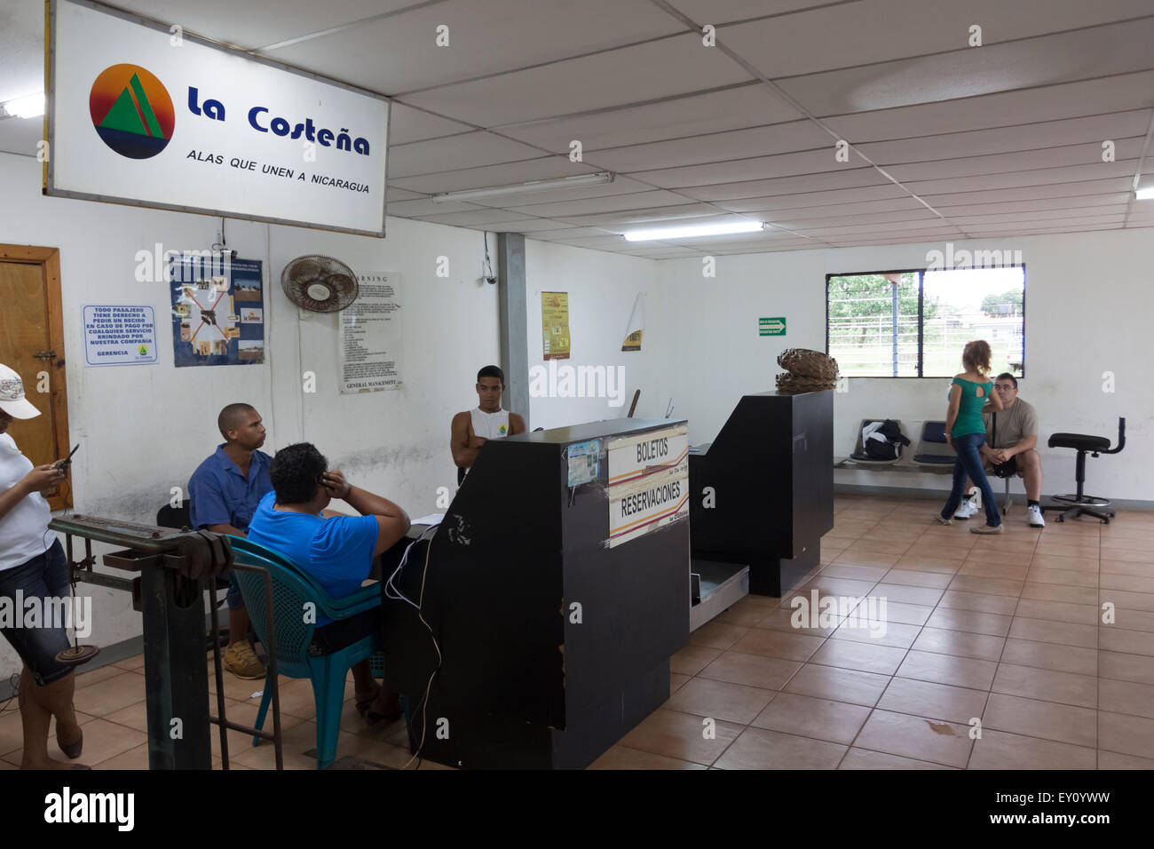 Big Corn Island International Airport lobby, Nicaragua Stock Photo Alamy
