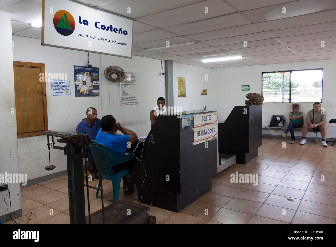 Big Corn Island International Airport lobby, Nicaragua Stock Photo Alamy