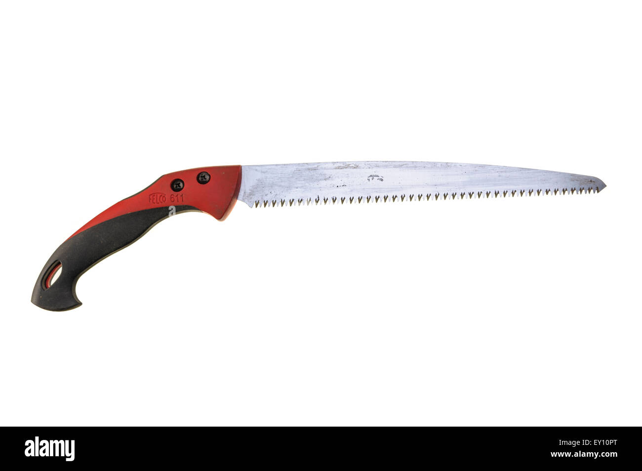 Hand pruning saw. Stock Photo