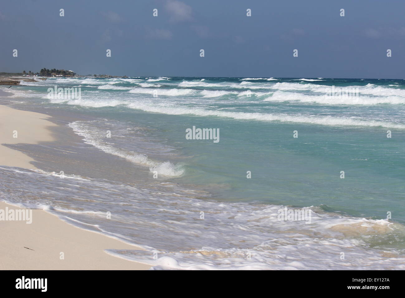 Beautiful turquoise beaches on the northern tip of Cozumel, Mexico ...