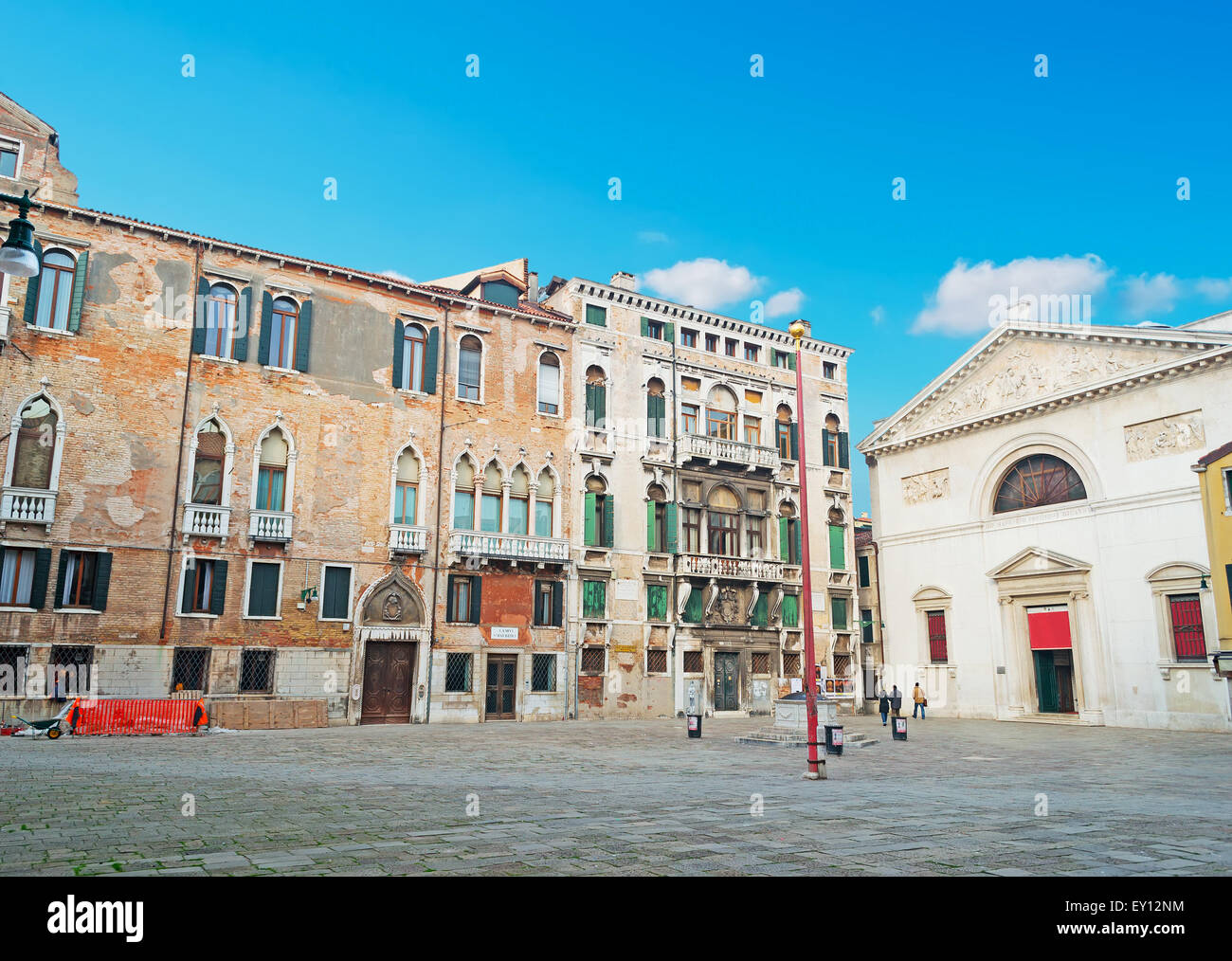 Campo San Maurizio on a clear day Stock Photo Alamy