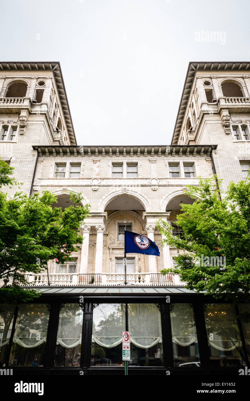 The Jefferson Hotel, 101 West Franklin Street, Richmond, Virginia Stock
