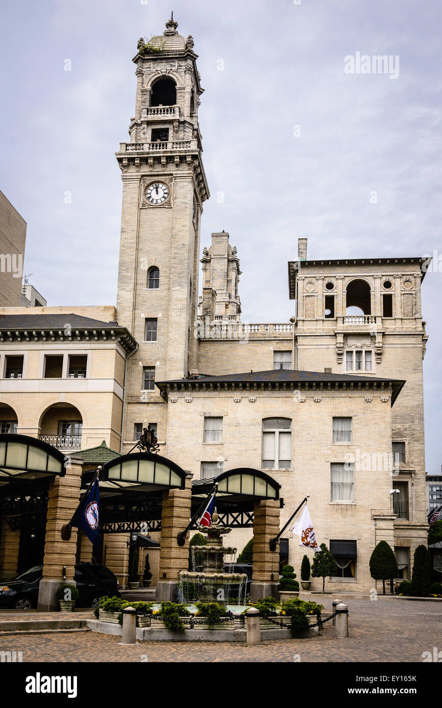 The Jefferson Hotel, 101 West Franklin Street, Richmond, Virginia Stock