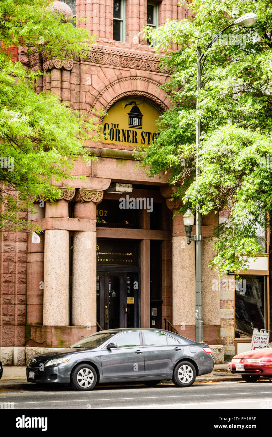 Renaissance Building (formerly the Masonic Temple), 101-107 West Broad Street, Richmond, Virginia Stock Photo