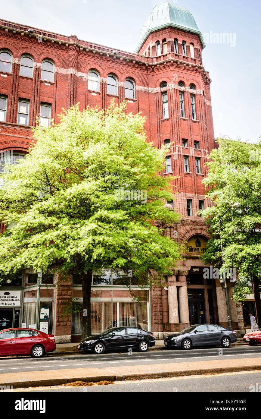 Renaissance Building (formerly the Masonic Temple), 101-107 West Broad Street, Richmond, Virginia Stock Photo