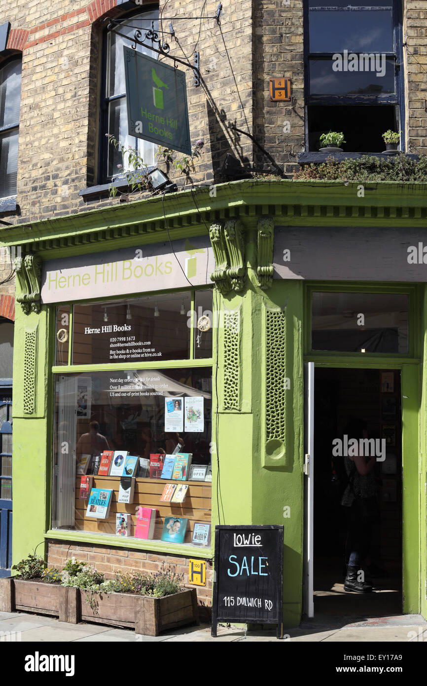 Herne Hill Books, Railton Road, Herne Hill, London Stock Photo