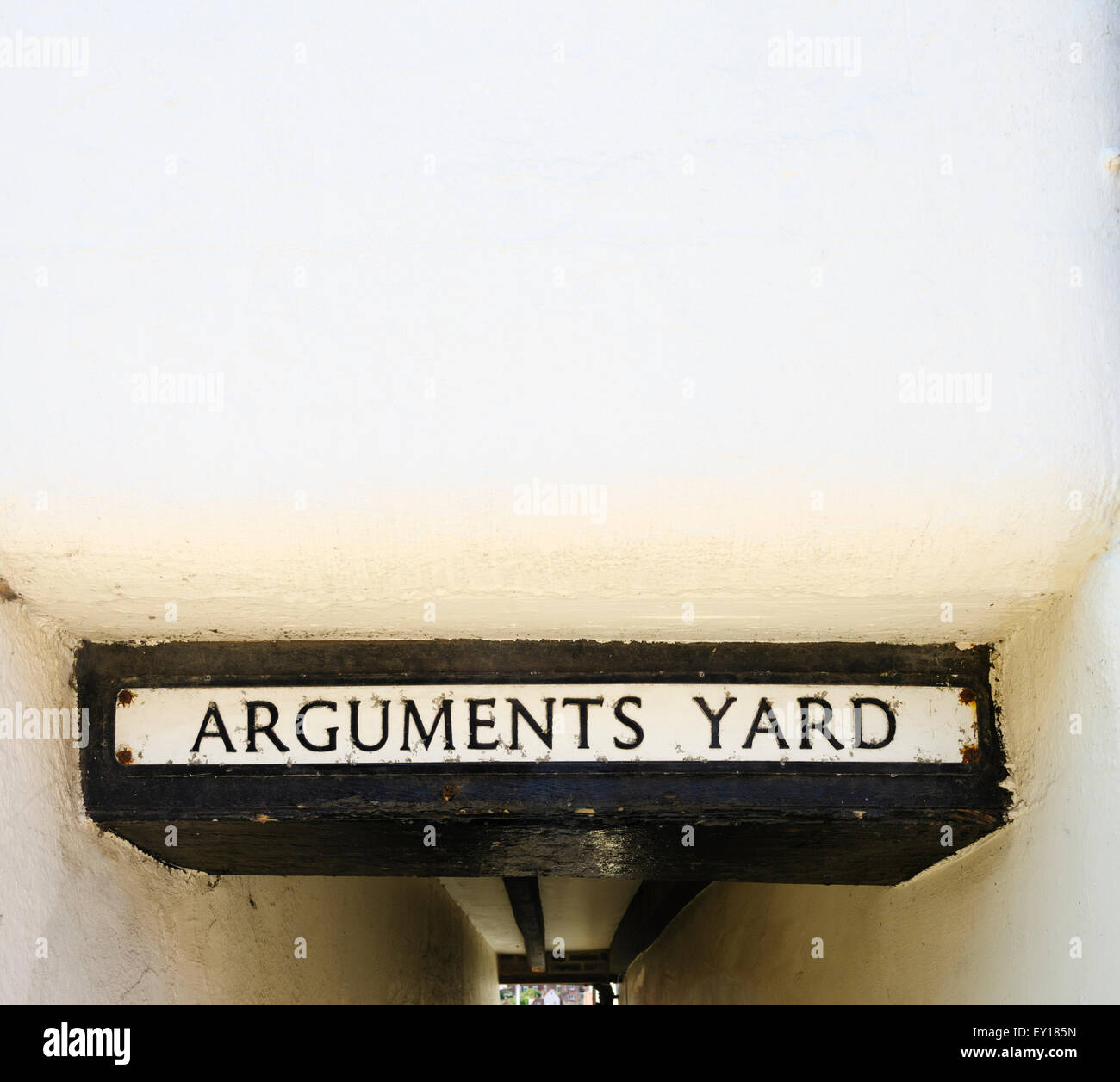 Arguments Yard, Whitby Stock Photo