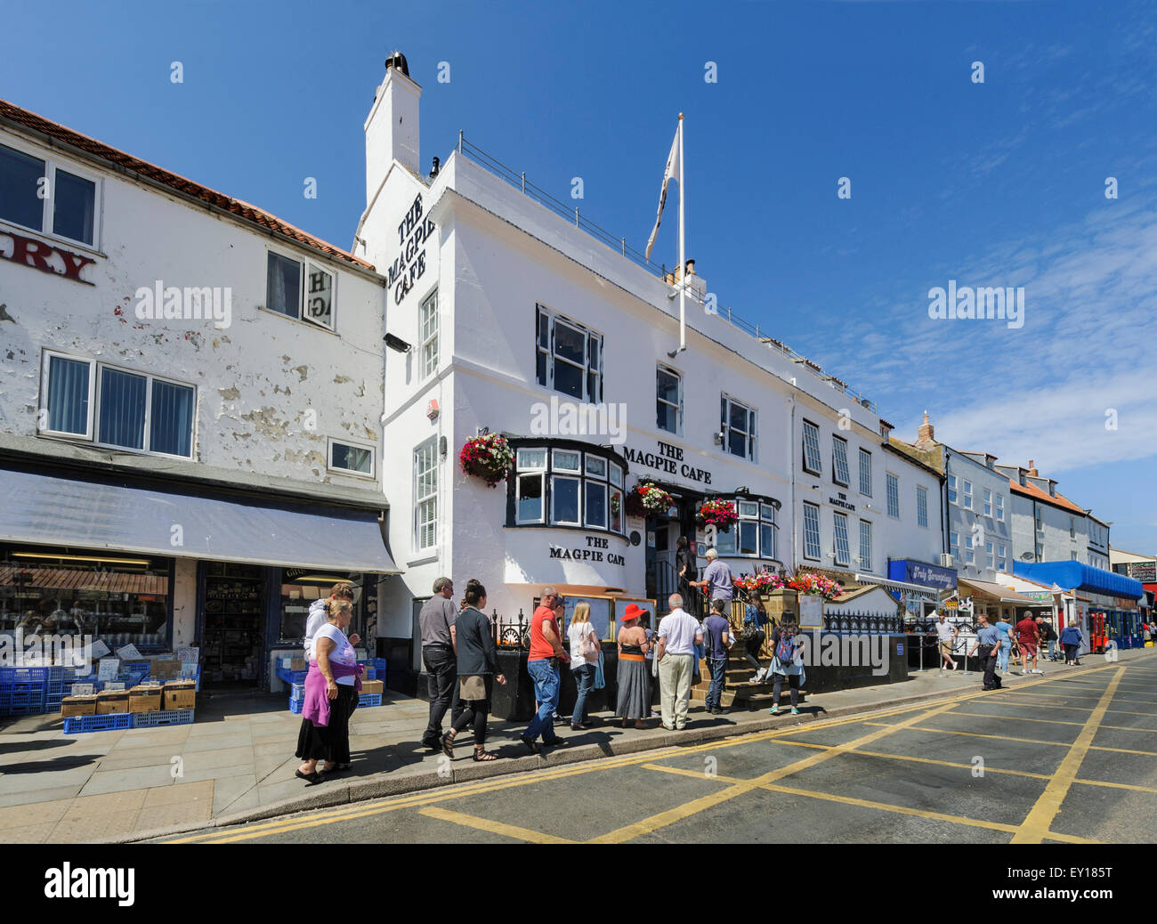 The Magpie Café, Whitby Stock Photo Alamy