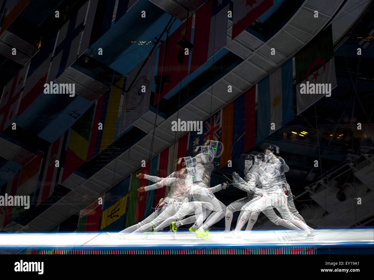 Multiple fencing hi-res stock photography and images - Alamy