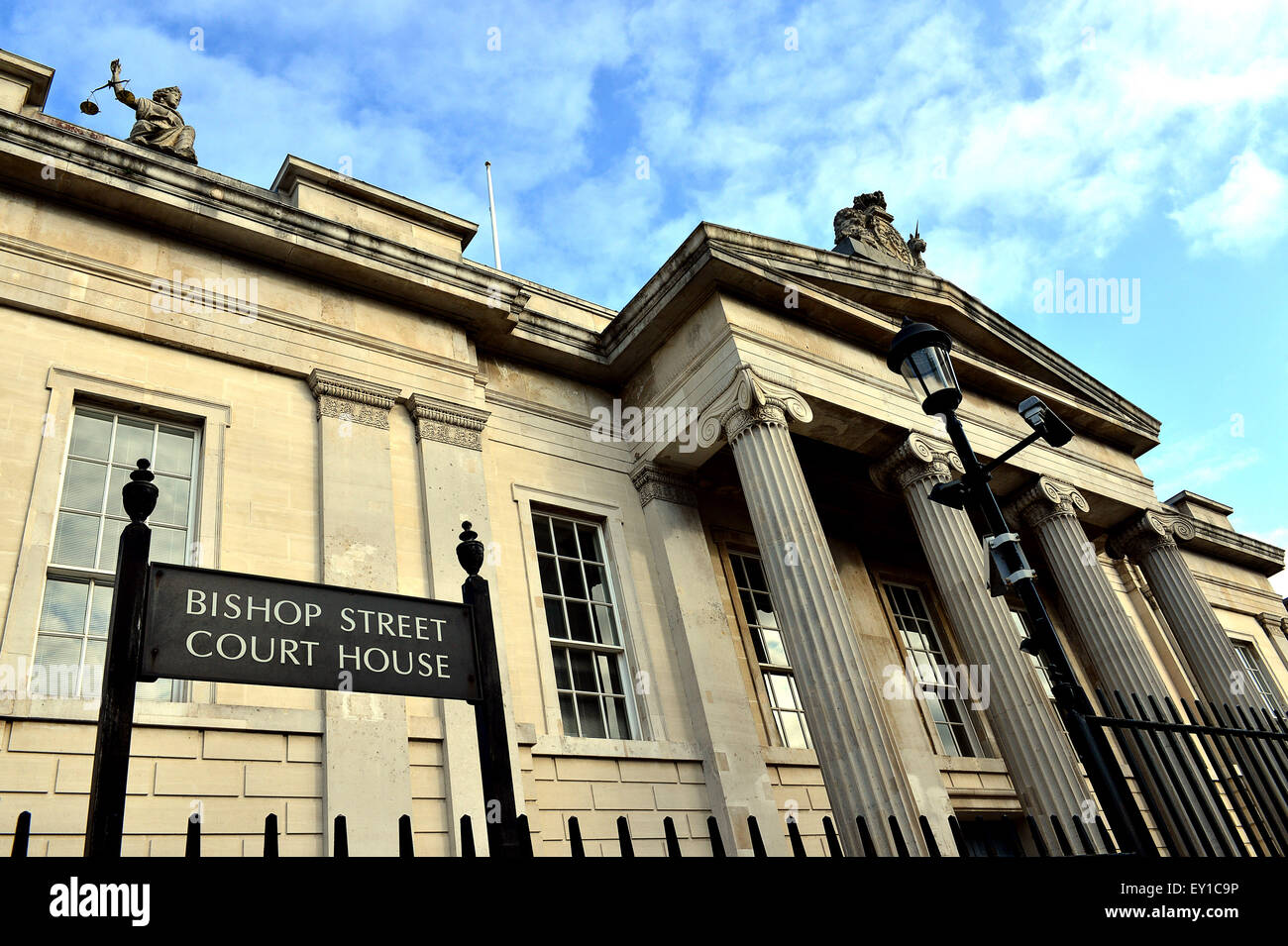 Londonderry (Derry) courthouse, Street was built in 1813 Stock