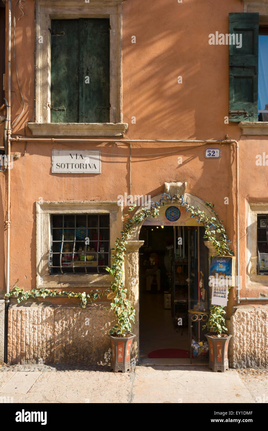 Shop Front in Verona, Italy Stock Photo Alamy
