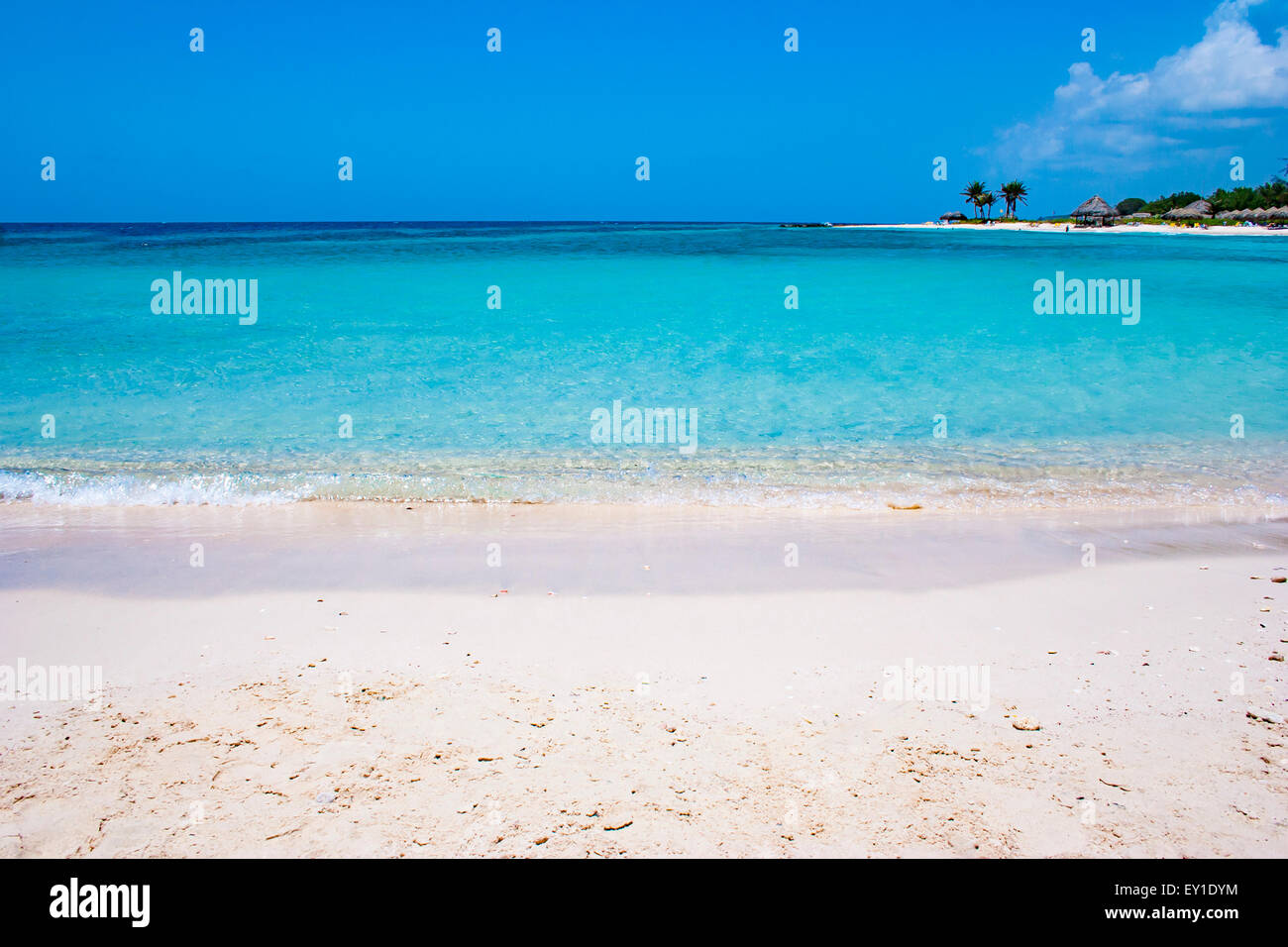 Piscadera Bay Beach Curacao Stock Photo