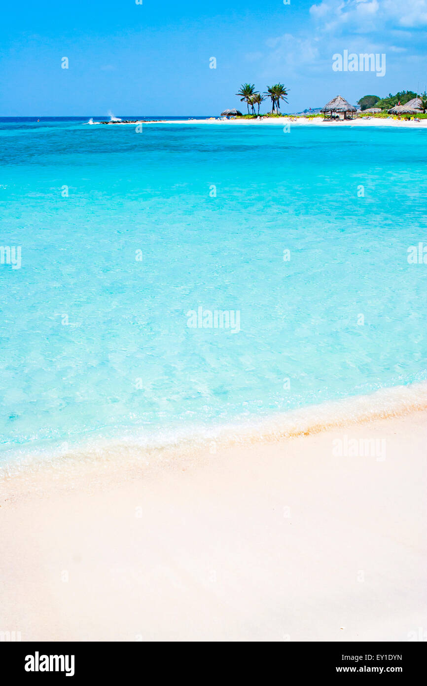 Piscadera Bay Beach Curacao Stock Photo