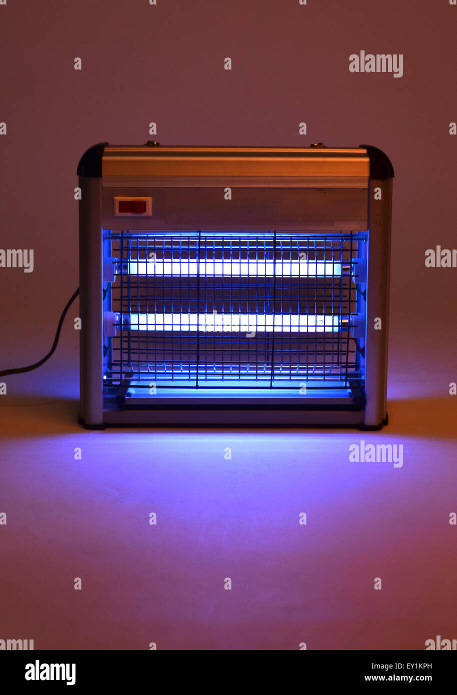 electric mosquito with violet light Stock Photo Alamy