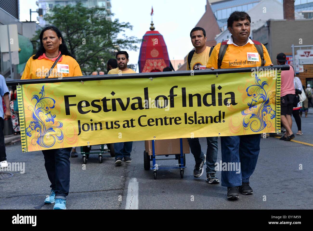 Hare Krishna Hare Rama Mantra Banner Sign at Festival of India Stock Photo  - Alamy