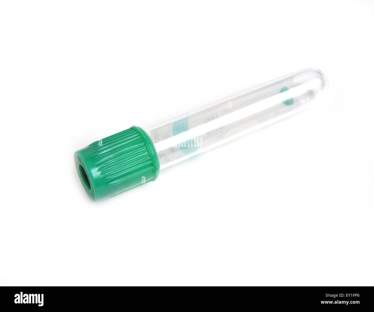 new vacuum tube isolated on white background Stock Photo