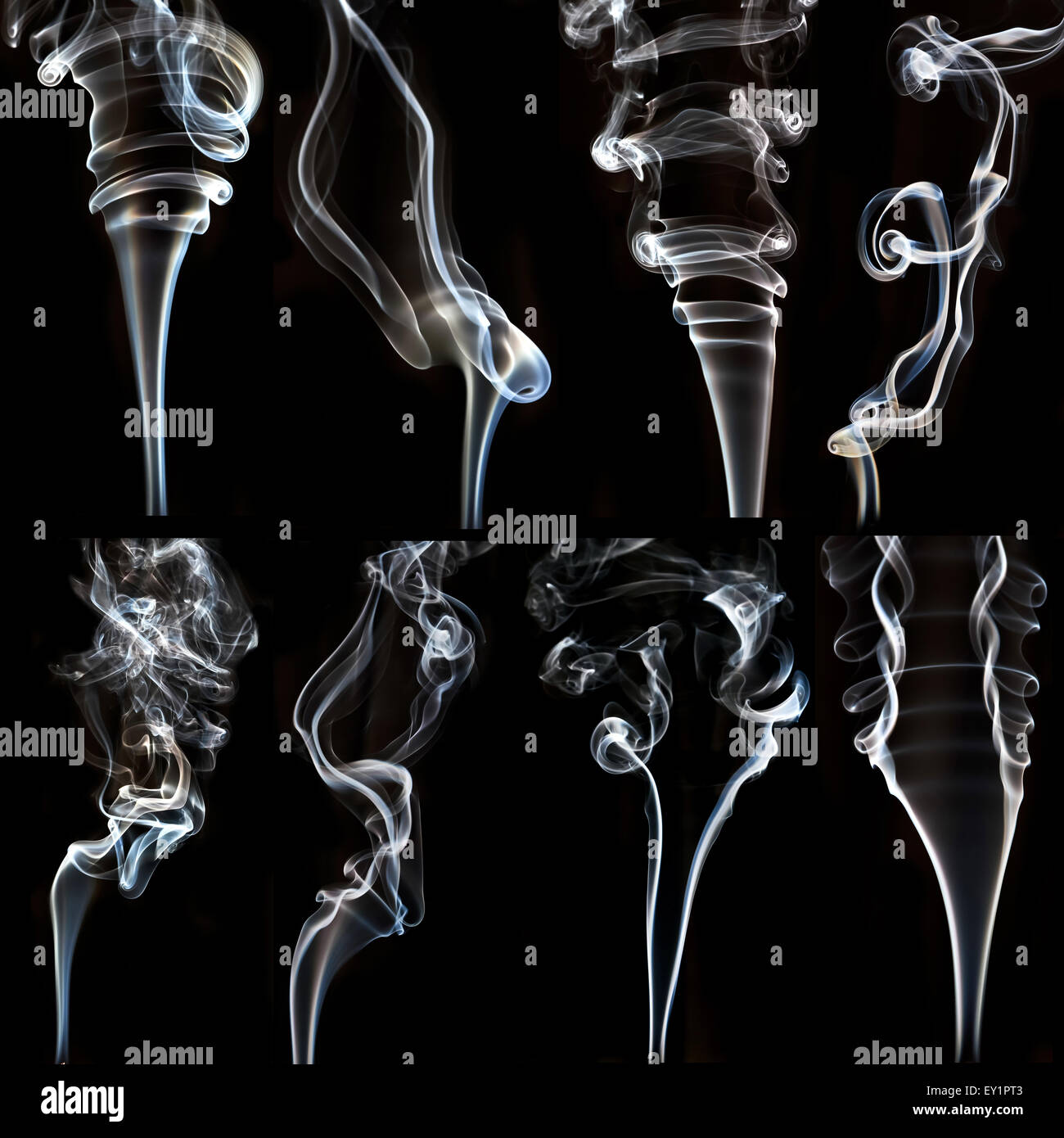 textured of incense smoke on dark background Stock Photo Alamy