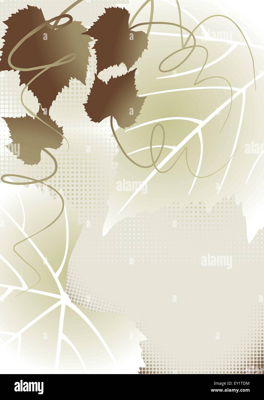 Green grapes bunch leaves Stock Vector Images - Alamy