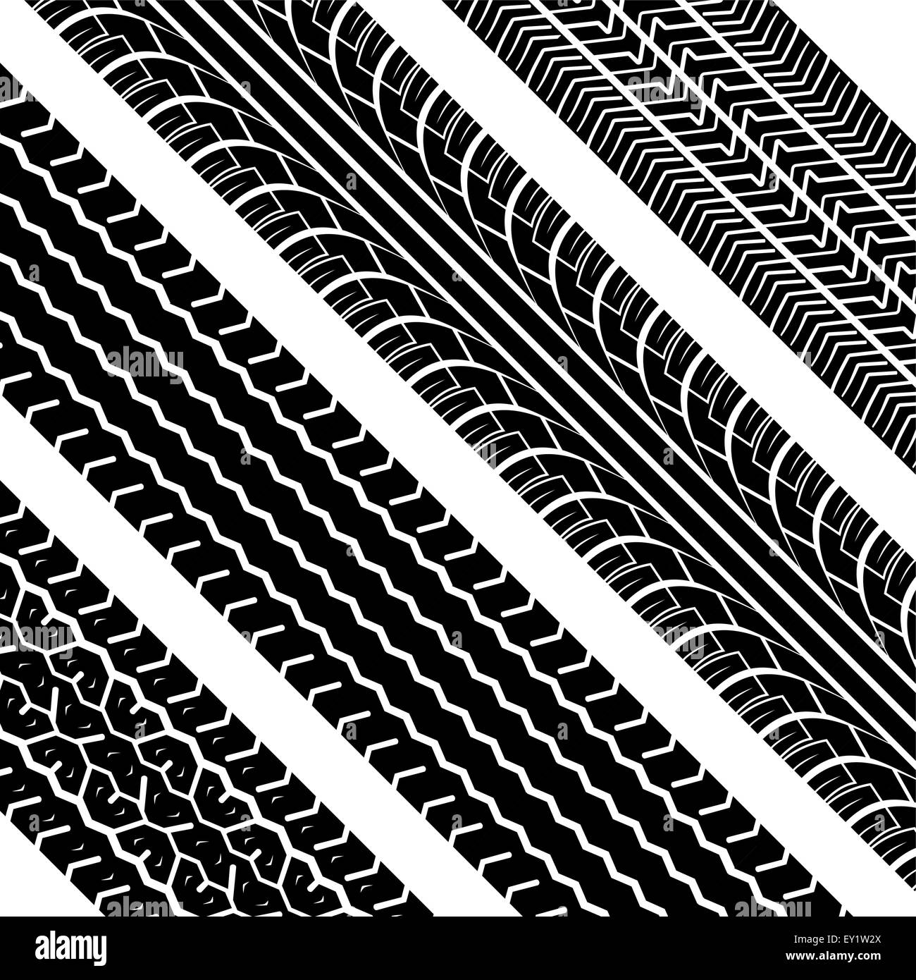 Vector tire tracks vector illustration Stock Vector Image & Art Alamy