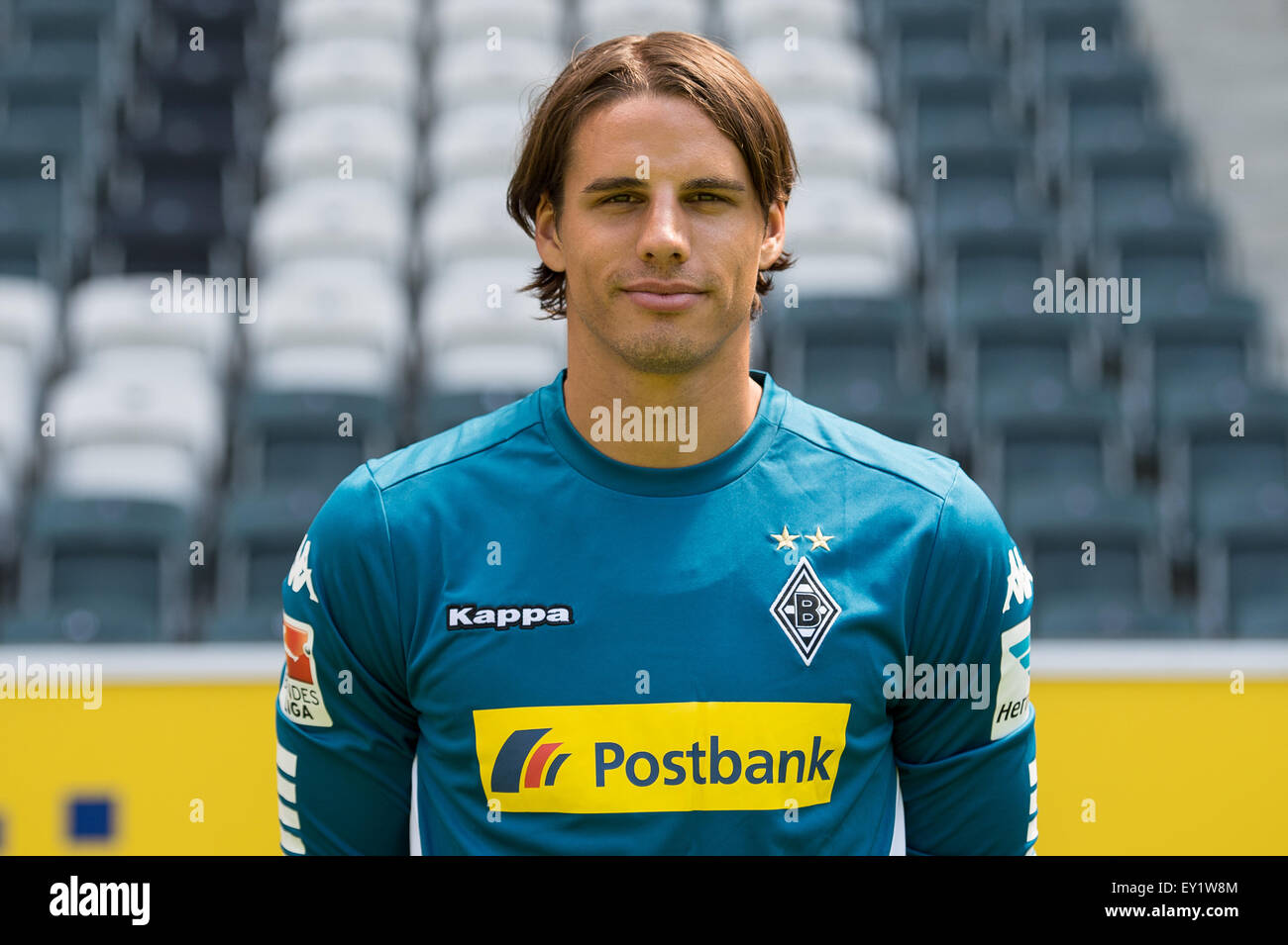 German Soccer Bundesliga 2015/16 - Photocall Borussia Moenchengladbach on 10 July 2015 in Moenchengladbach, Germany: Yann Sommer Stock Photo