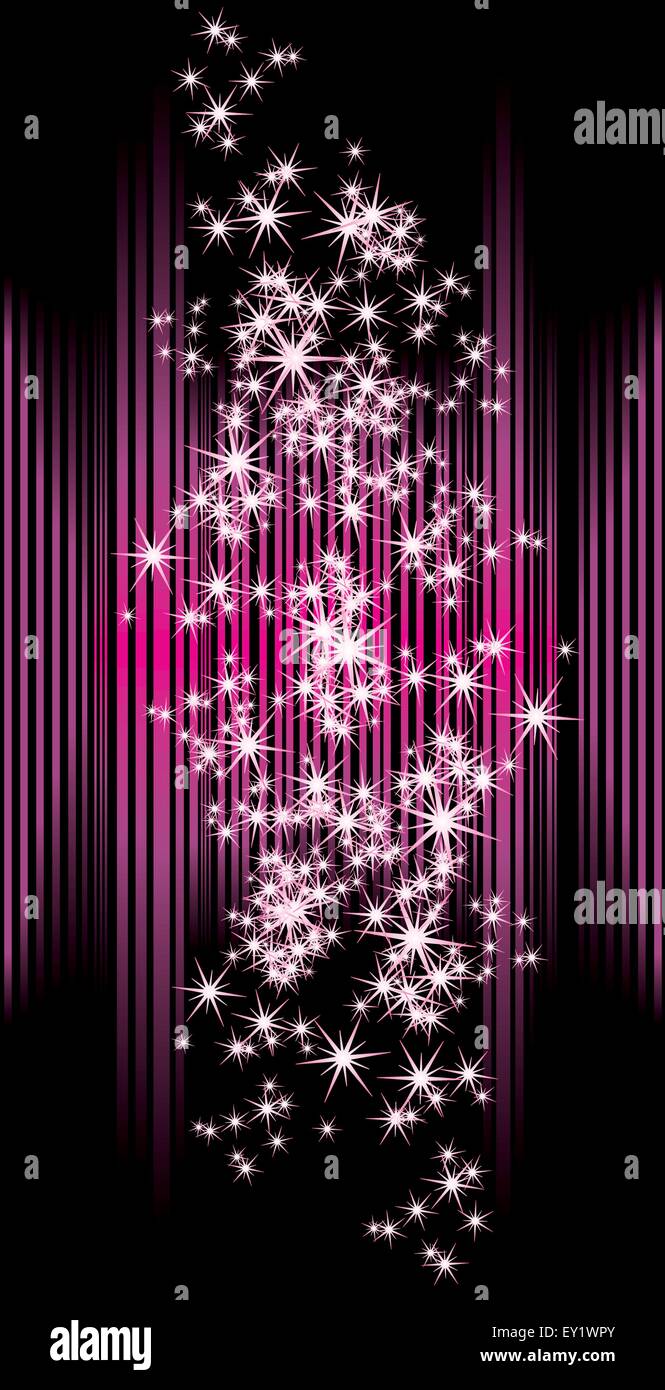 abstract background with stars - vector illustration Stock Vector Image ...