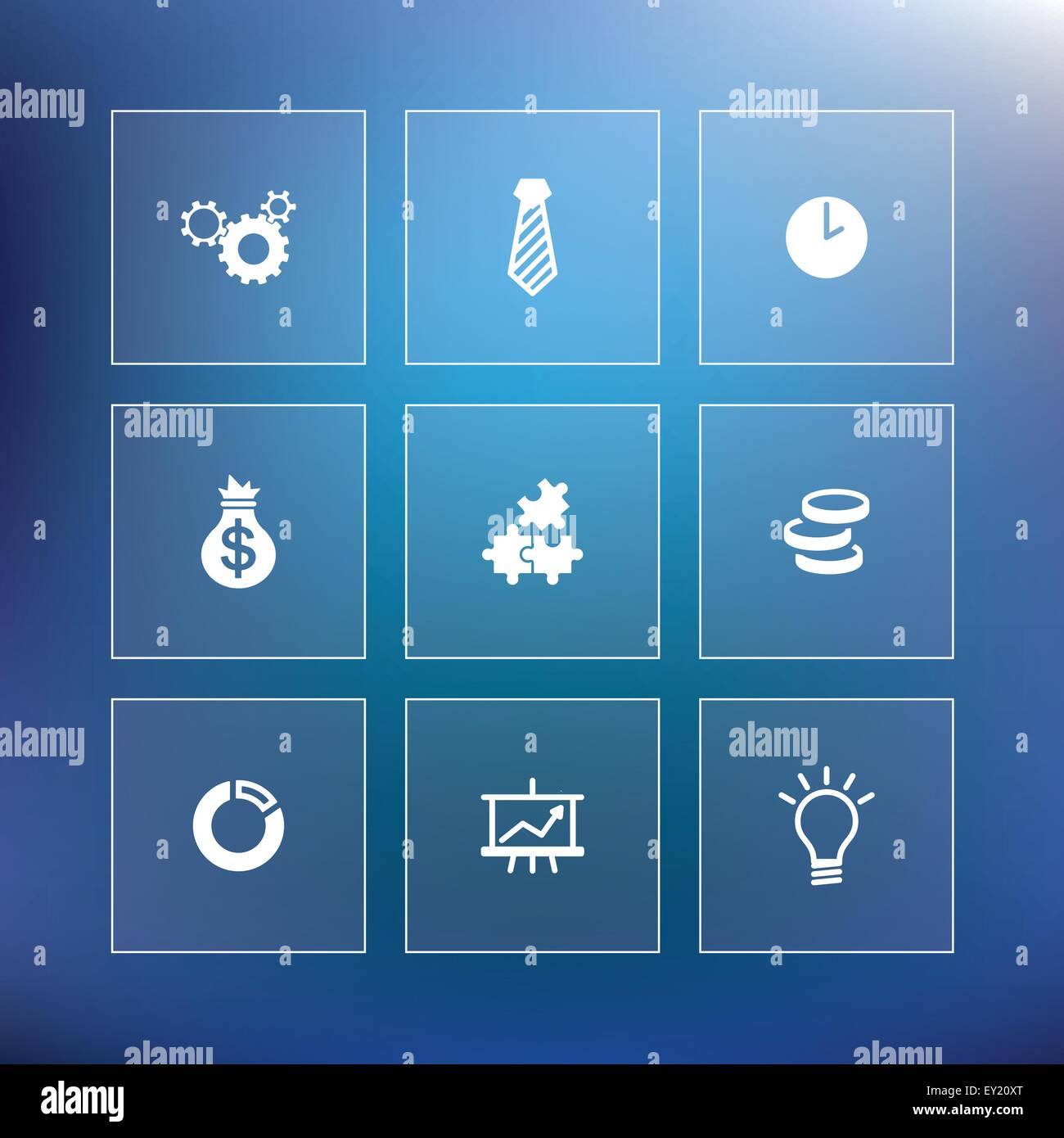 Flat business icon set - vector illustration Stock Vector Image & Art ...