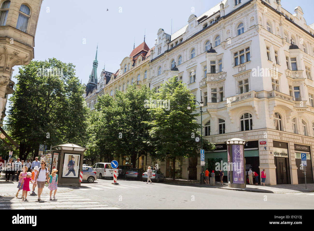 Parizska avenue, Prague, Czech Republic Stock Photo Alamy