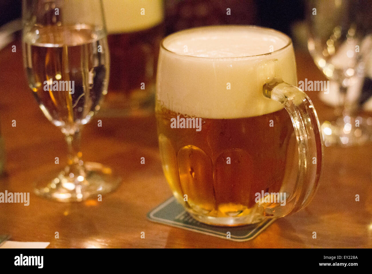 Czech beer Stock Photo