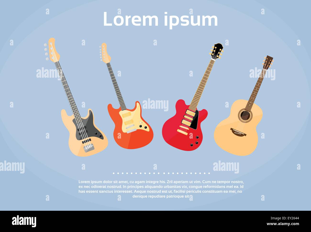 Guitar Set Musical Instruments Rock Band Stock Vector Image & Art Alamy