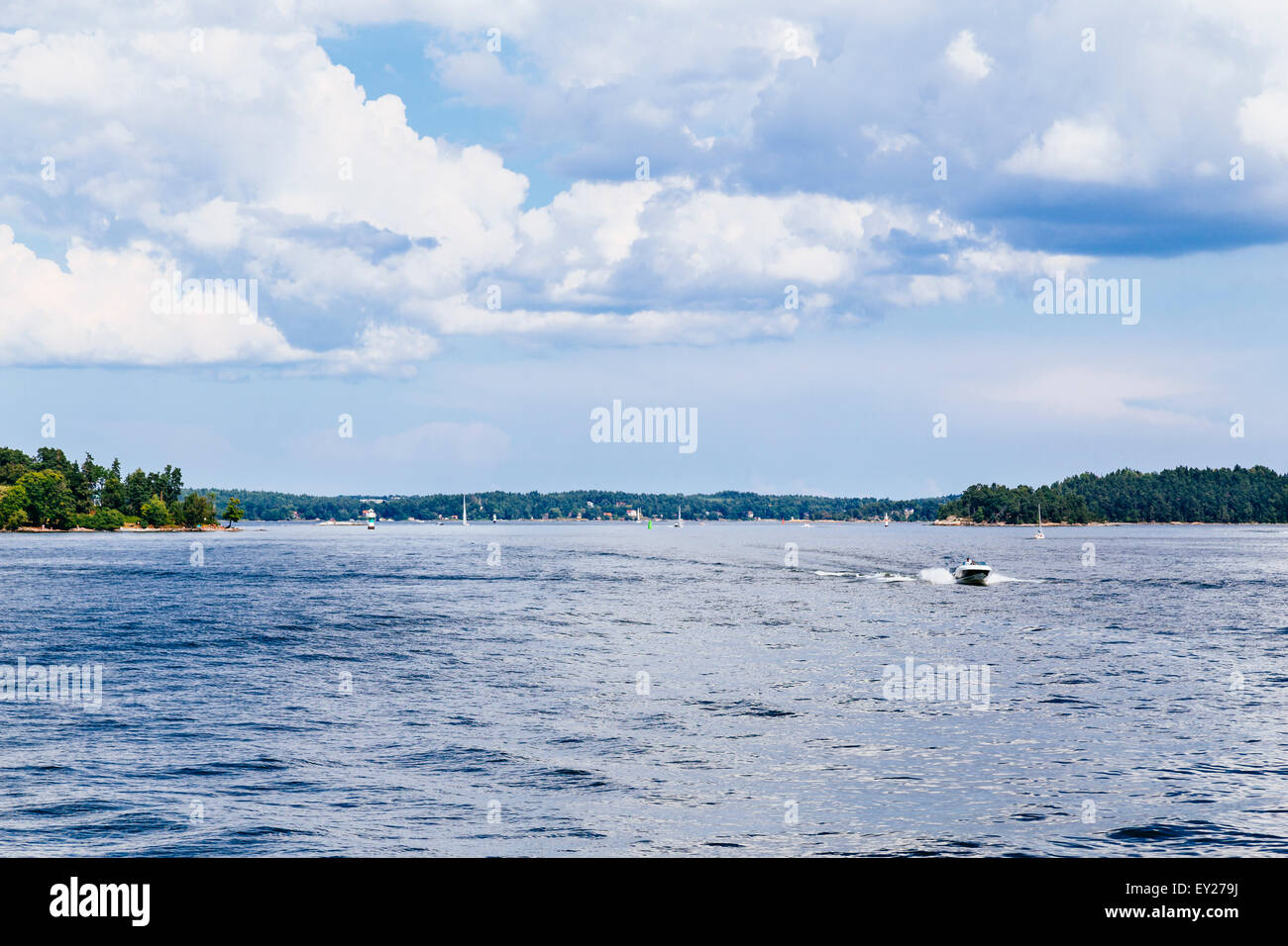 Stockholm archipelago in summer, Sweden Stock Photo