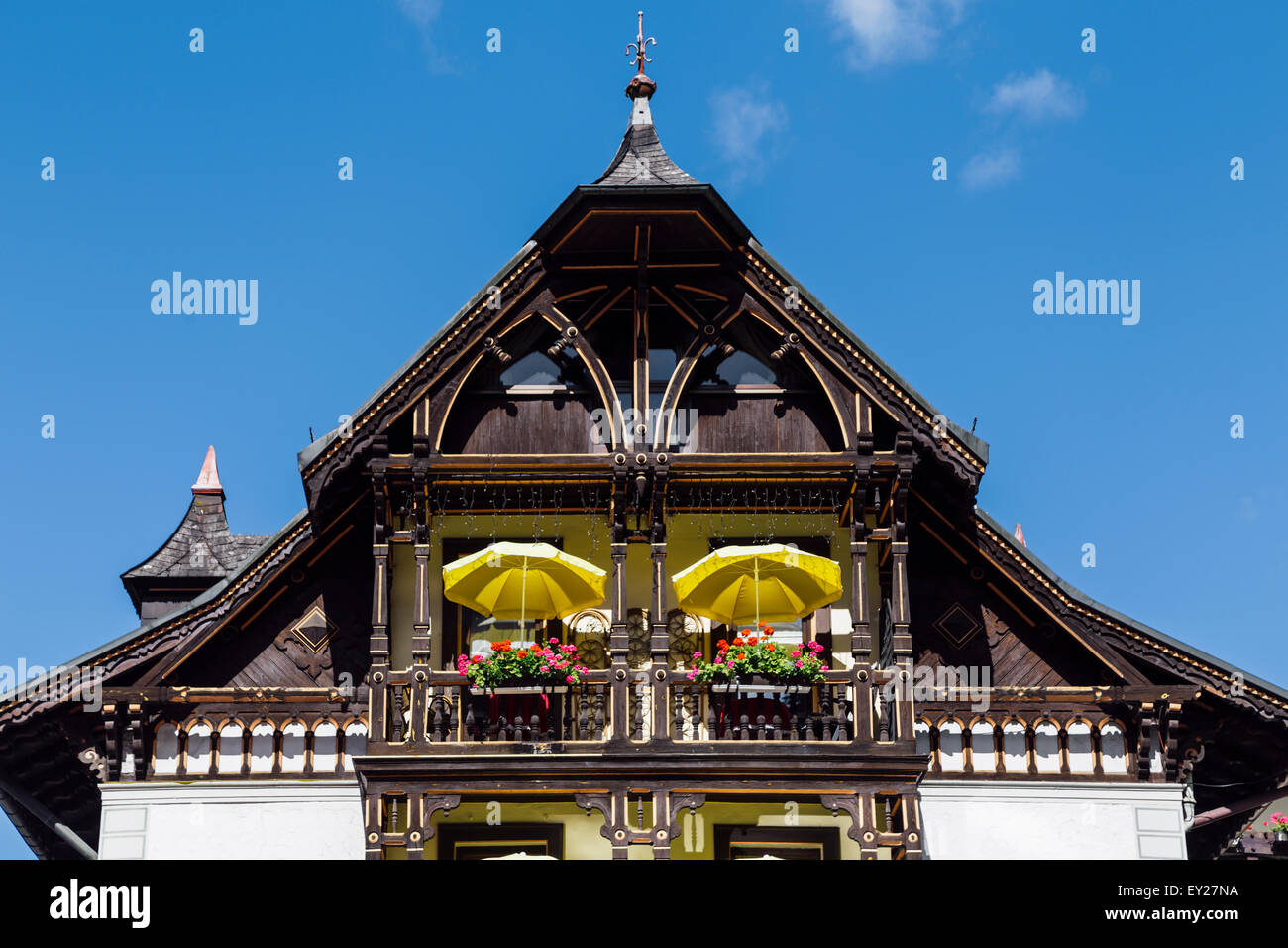 Hotel Restaurant Pfaff, Triberg, Black Forest, Germany Stock Photo