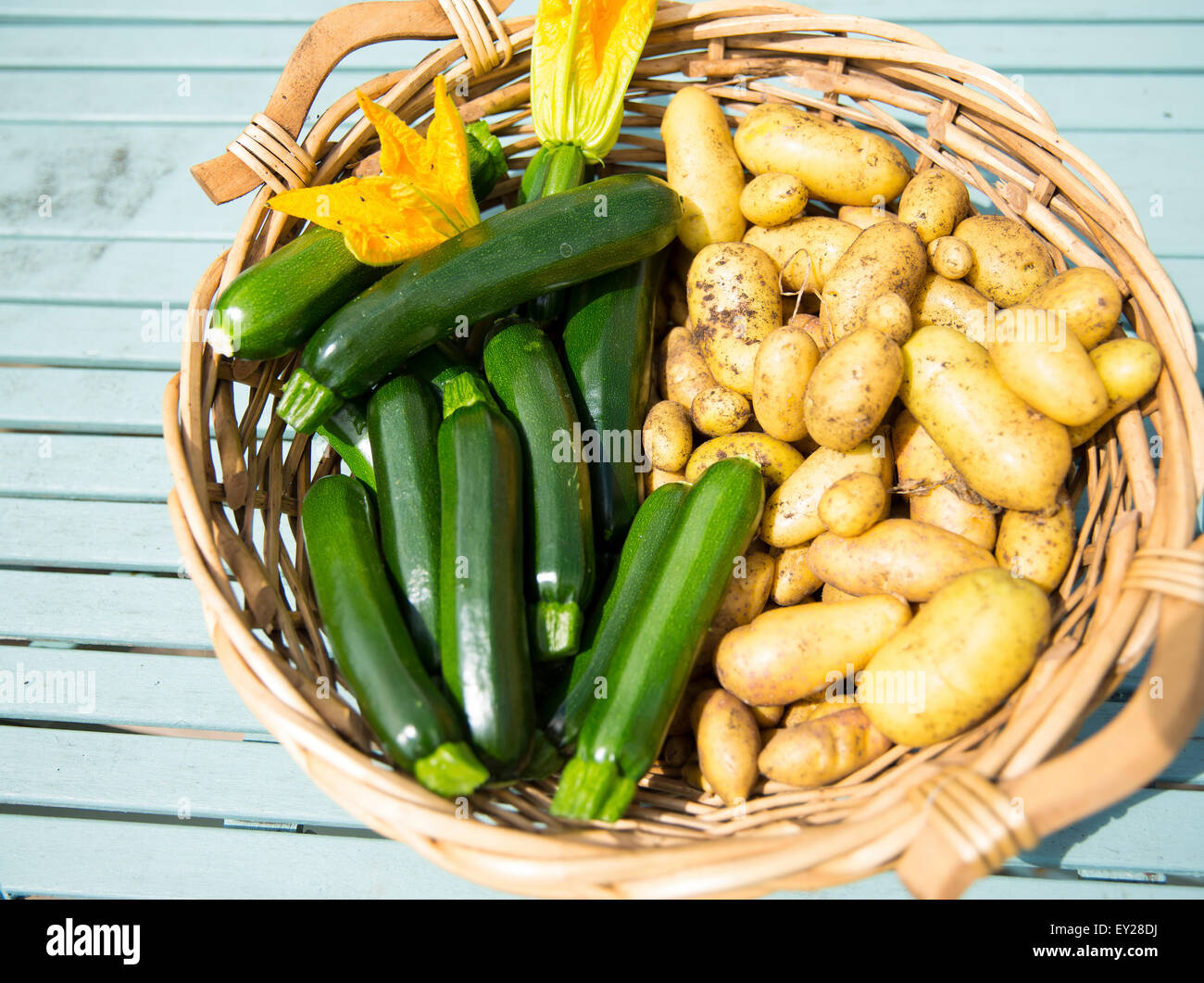 Home produce from garden Stock Photo Alamy