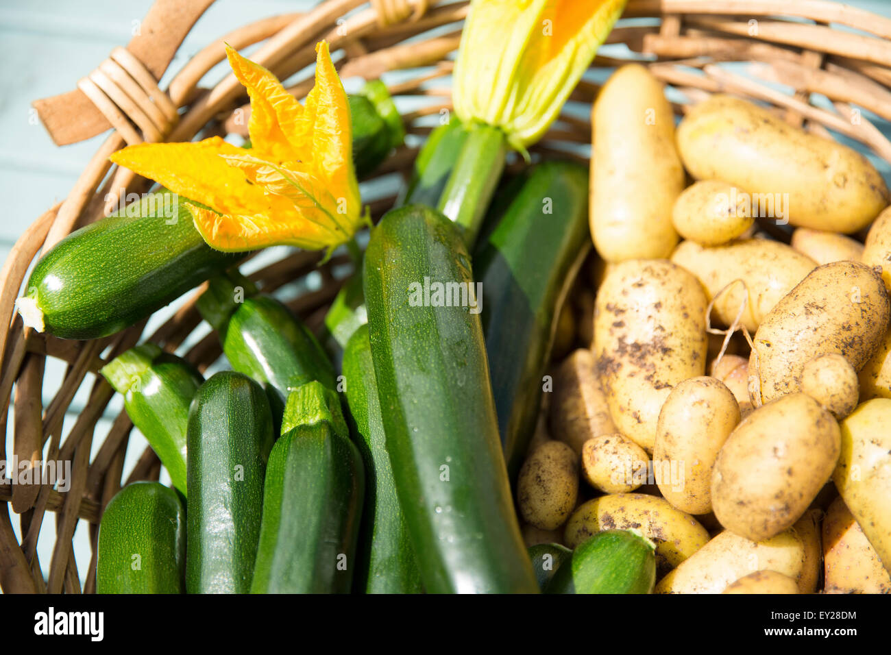Home produce from garden Stock Photo Alamy