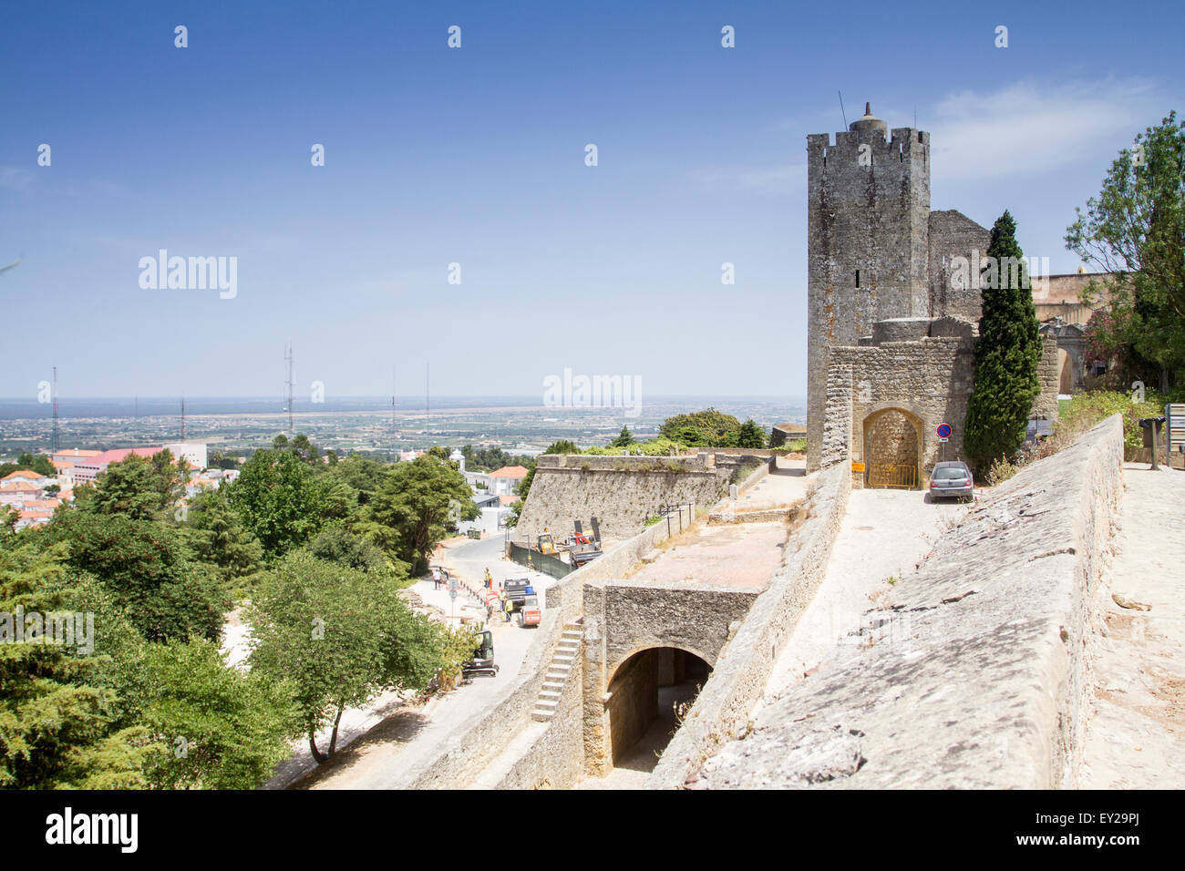 Palmela Castle, Lisbon, Portugal Stock Photo