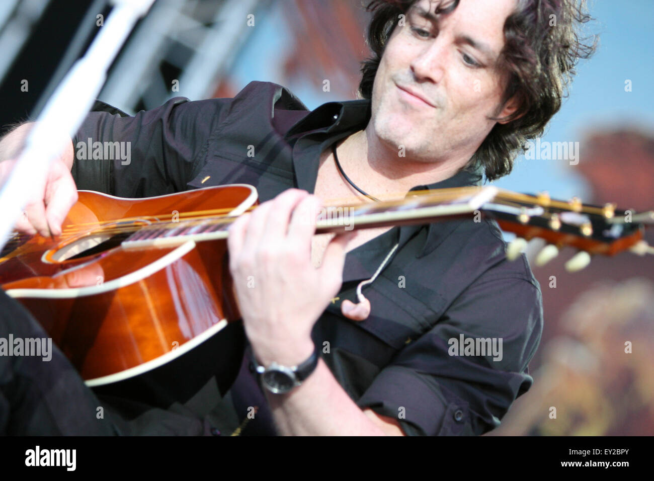 Marion Raven and Randy Flowers opening the Meat Loaf gig in UK Stock