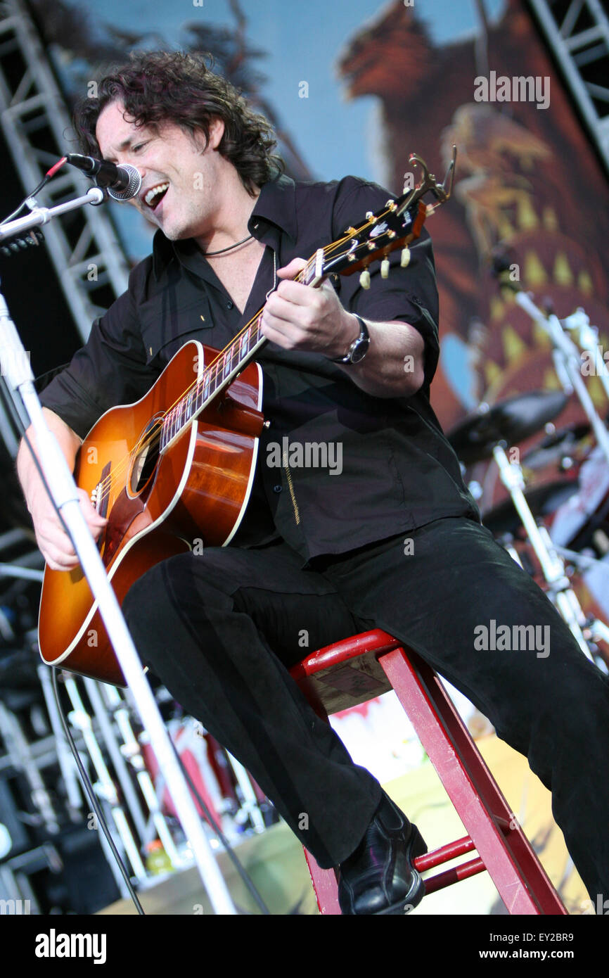 Marion Raven and Randy Flowers opening the Meat Loaf gig in UK Stock