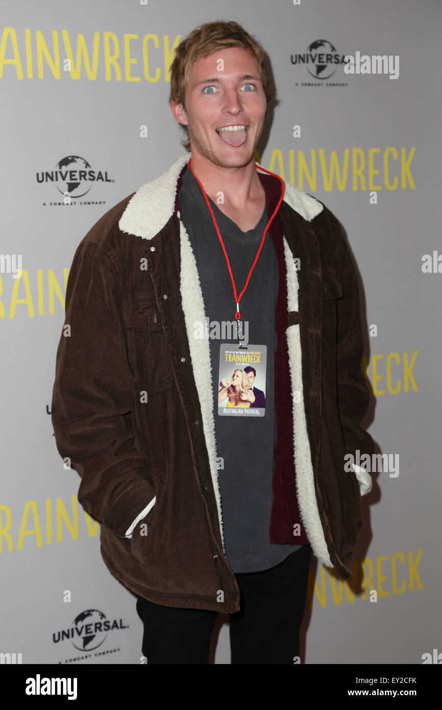 Sydney, Australia. 20 July 2015. Actor Sean Keenan arrives on the red