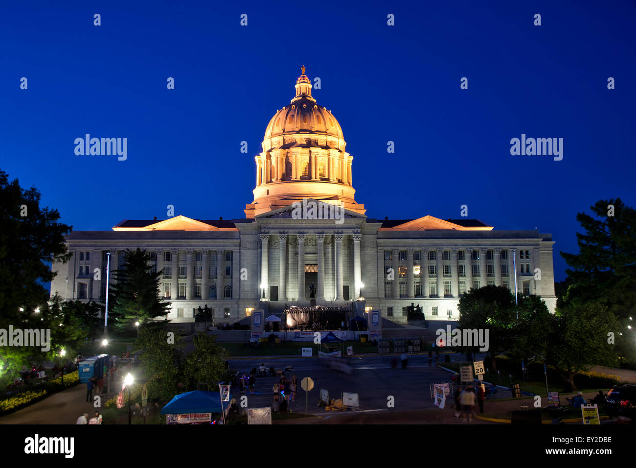 Missouri Capitol in Jefferson City, Missouri Stock Photo