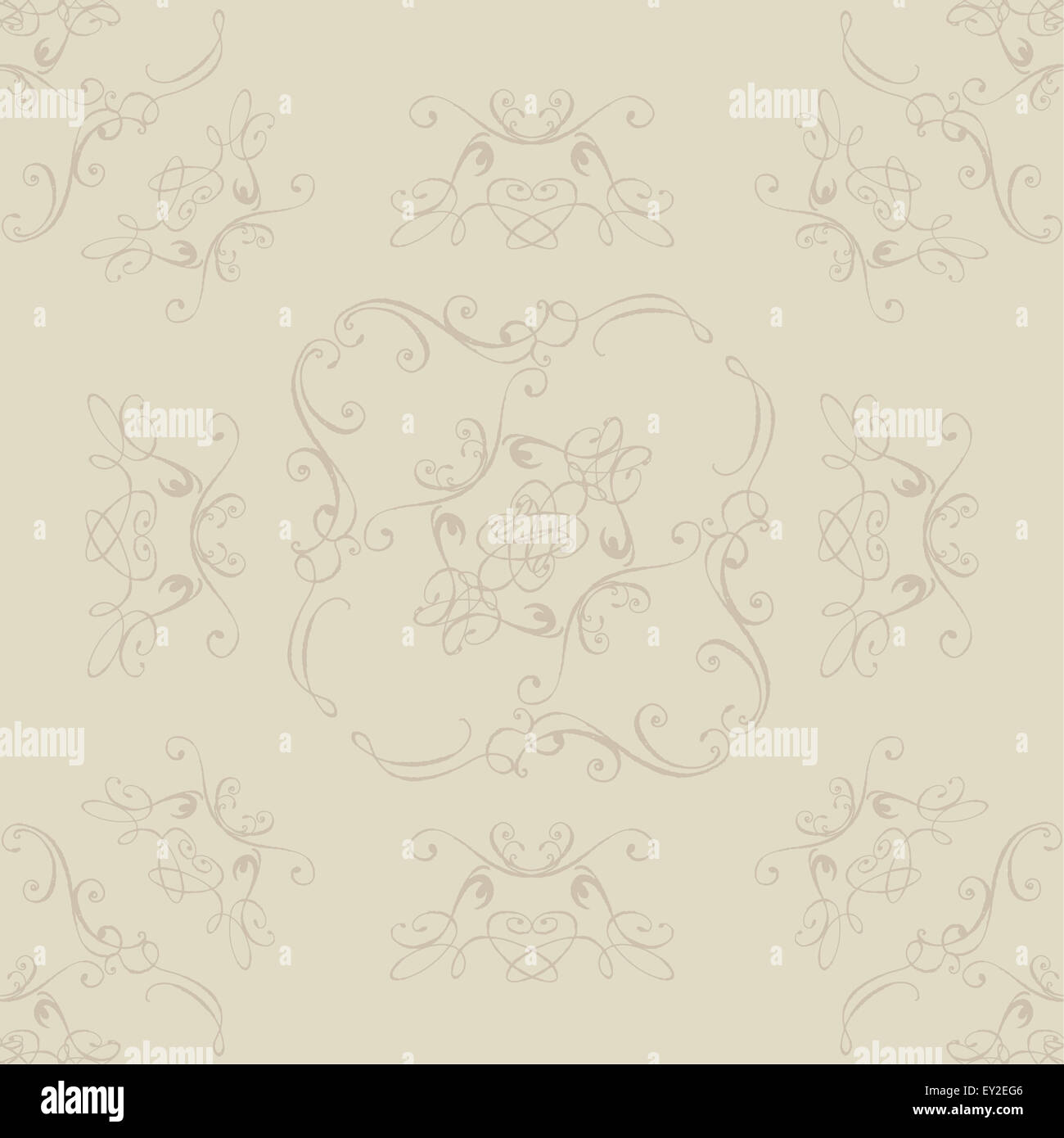 Illustration of a vintage seamless floral pattern background Stock ...