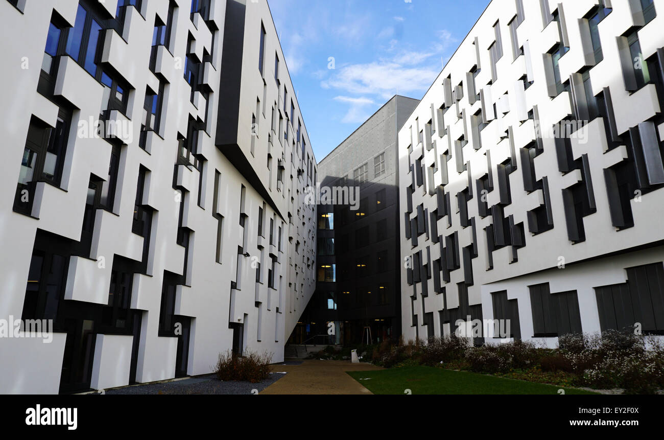 modern architecture University in Vienna, Austria Stock Photo