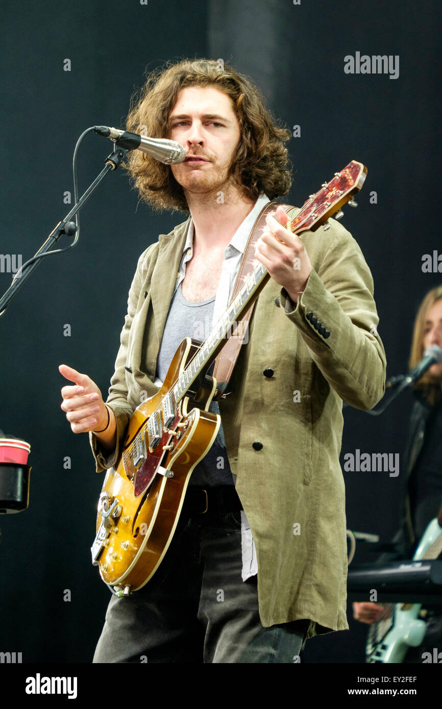 Hozier plays Glastonbury Festival at Worthy Farm on 28/06/2015 at