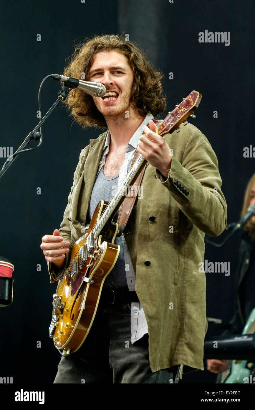 Hozier plays Glastonbury Festival at Worthy Farm on 28/06/2015 at