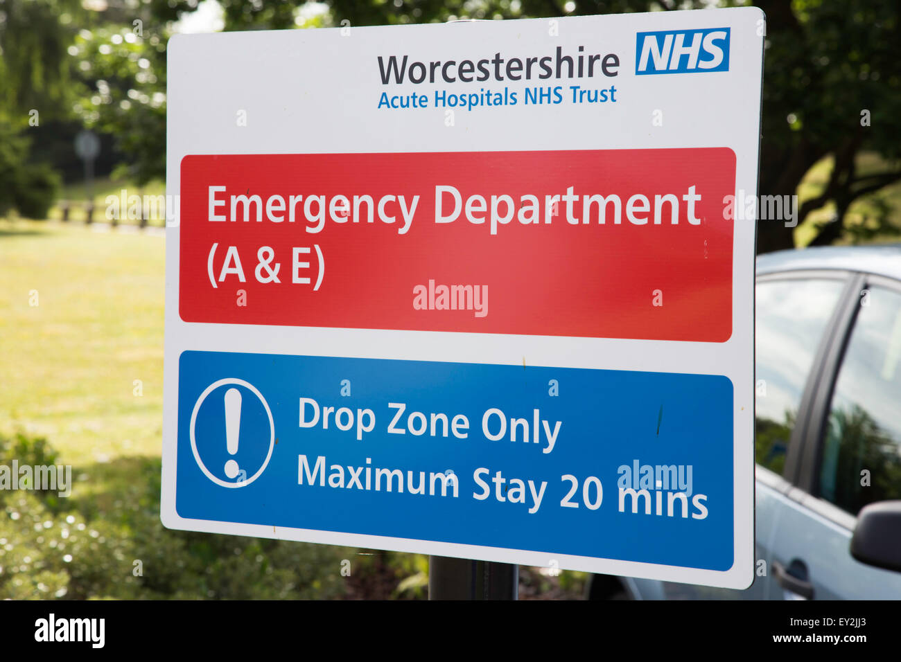 The Alexandra Hospital, Redditch, Worcestershire, England, UK Stock