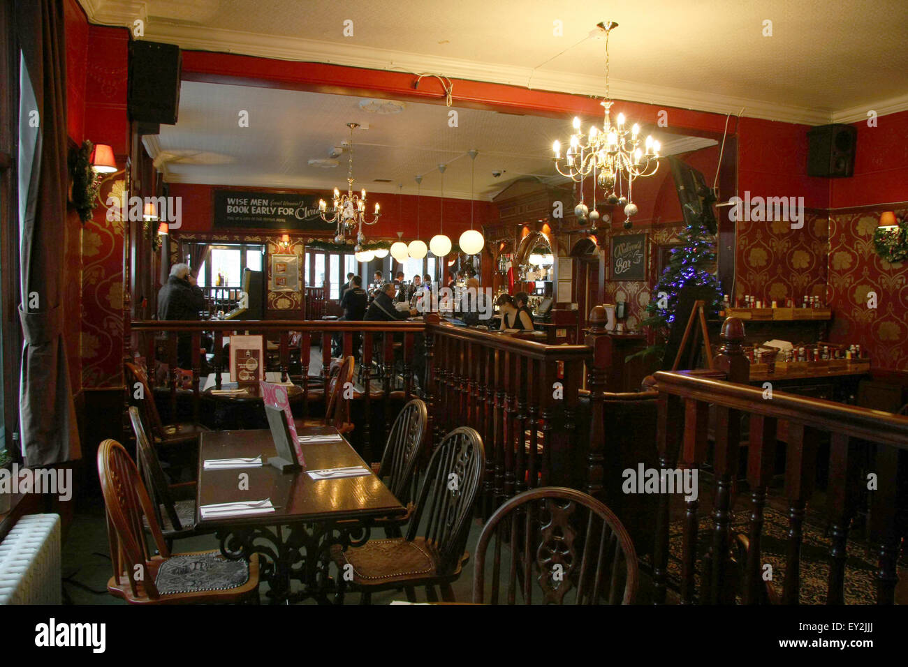 London, United Kingdom - The Mitre Hotel/Pub in Greenwich. Stock Photo