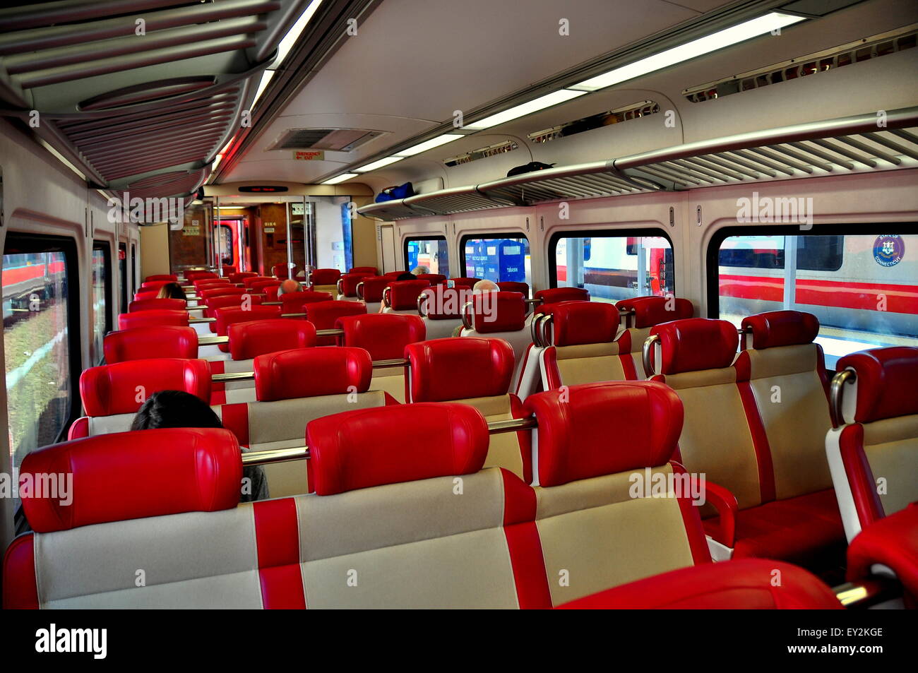 New Haven, Connecticut Interior of a brand new MetroNorth commuter