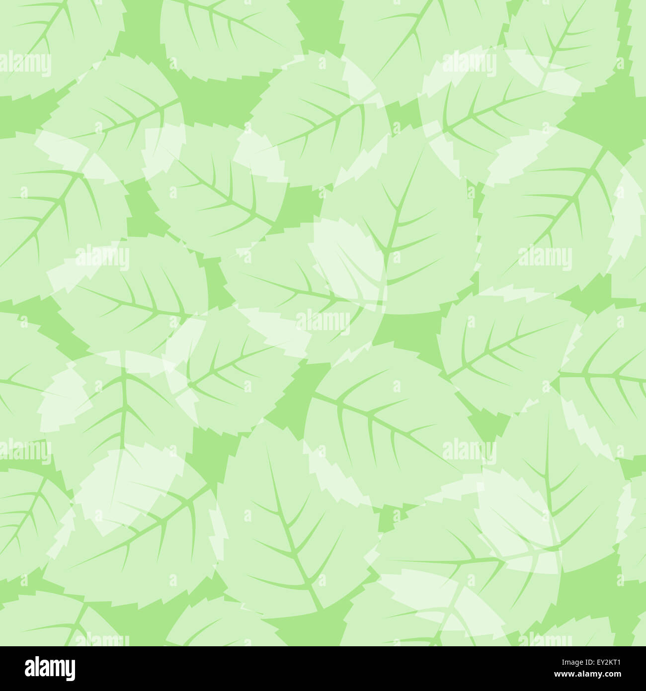 Seamless green leaves pattern background Stock Photo - Alamy