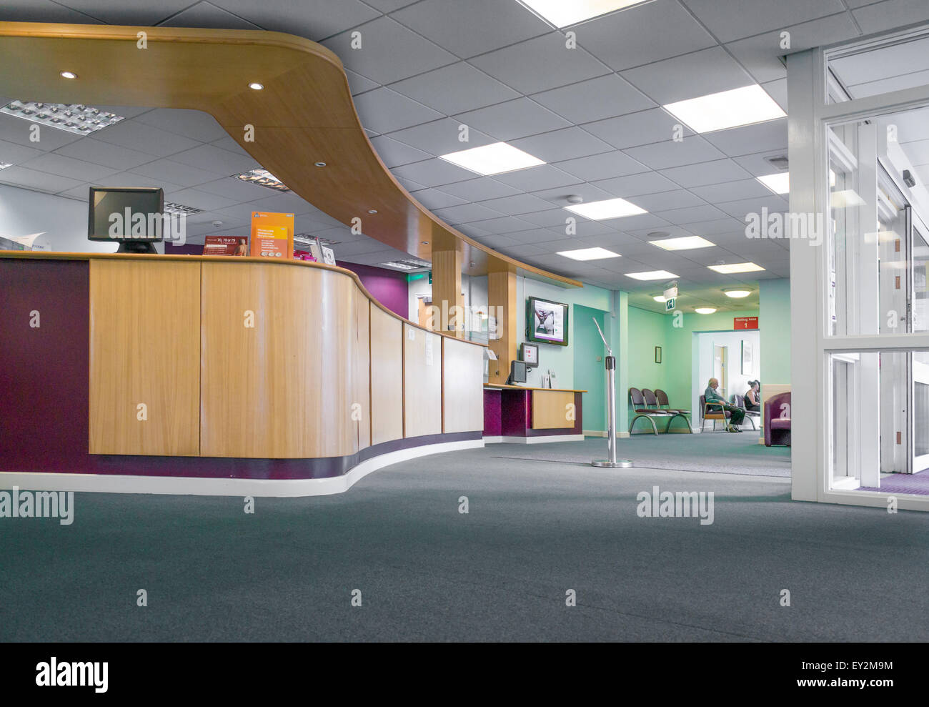 Entrance Foyer At The Forest Gate Branch Of The Lakeside Surgery General Practice Corby England Stock Photo Alamy
