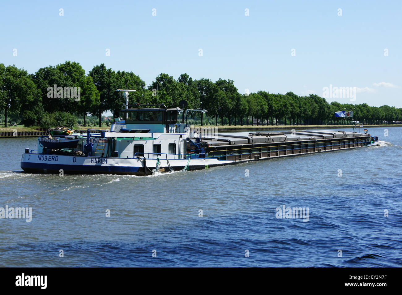 The 'Ingberd' is a container ship and oil tanker operating on the ...
