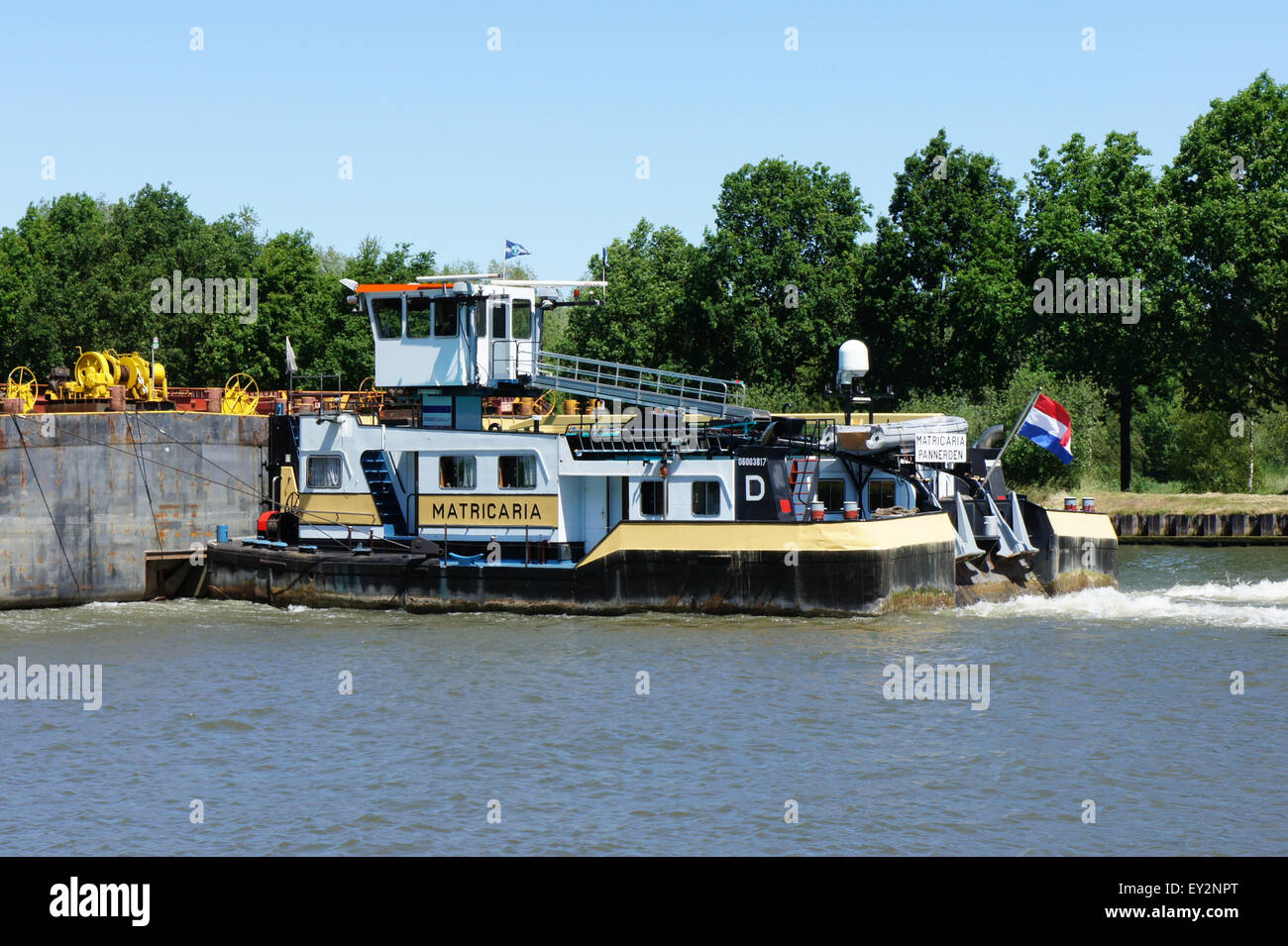The 'Matricaria' is a container ship and oil tanker operating on the ...