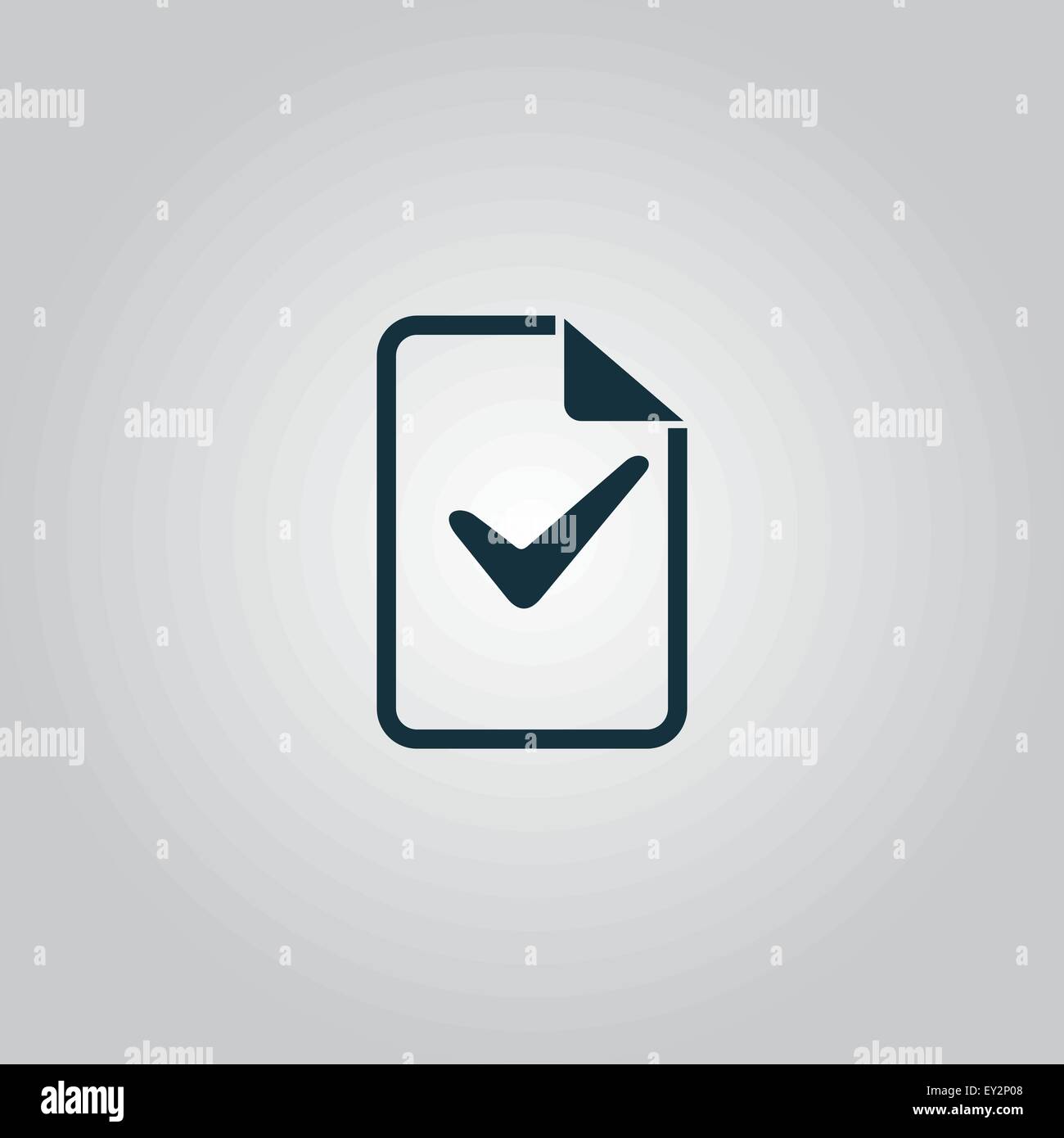 Check mark glyph vector Stock Vector Images - Alamy